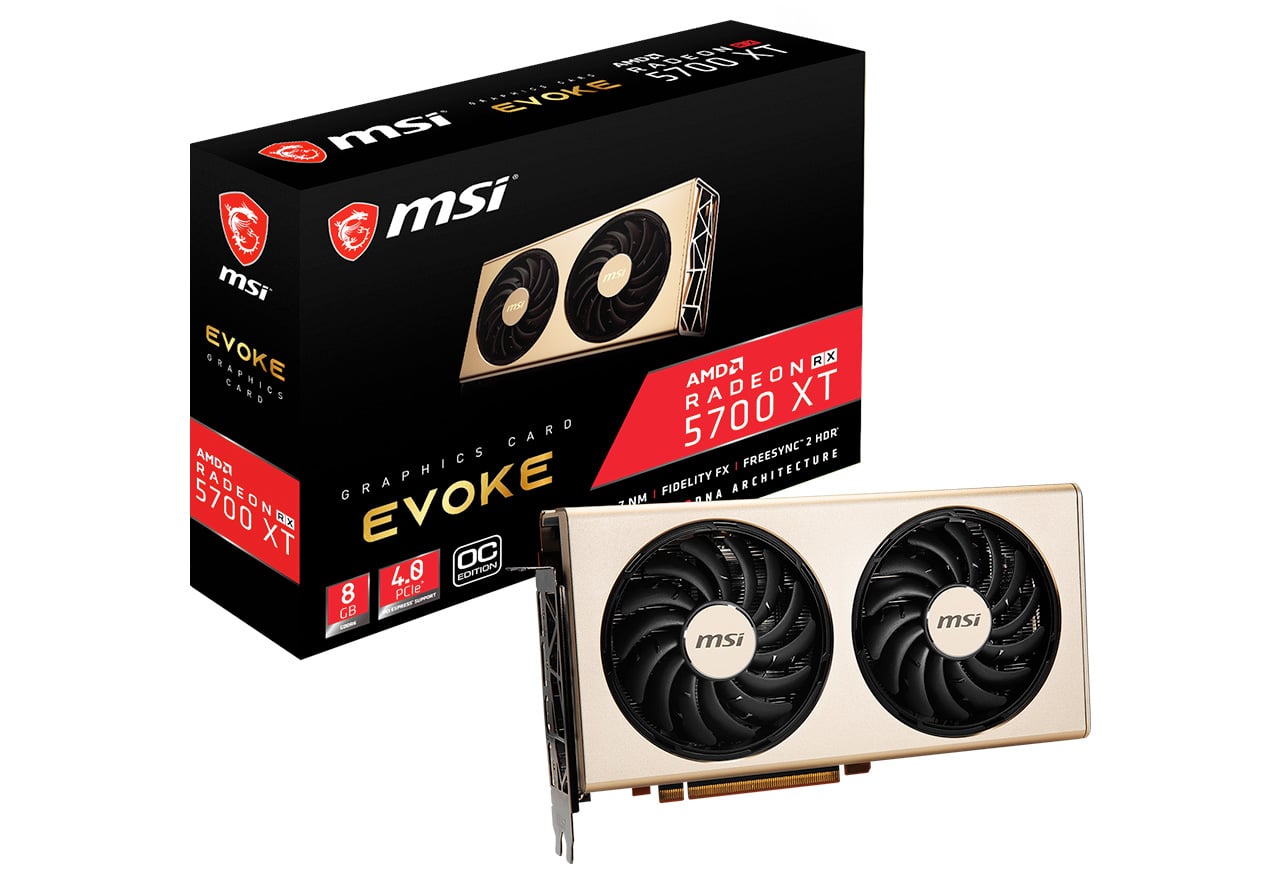 Radeon RX 5700 XT EVOKE OC | MSI グラフィックボード RADEON RX 5700 ...