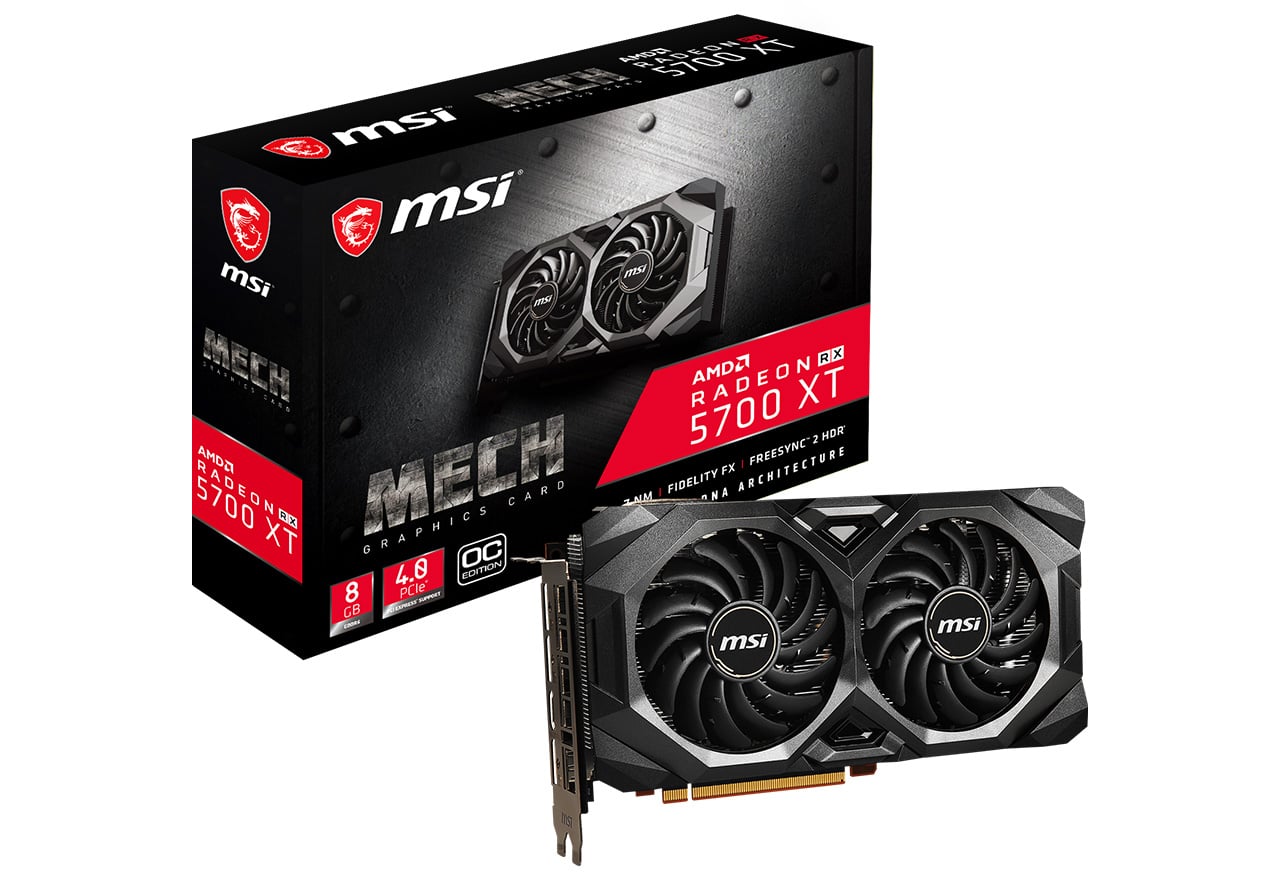 Radeon RX 5700 XT MECH OC | MSI グラフィックボード RADEON RX 5700 ...