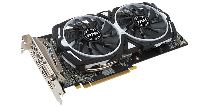 MSI RADEON RX580 ARMOR 8GB