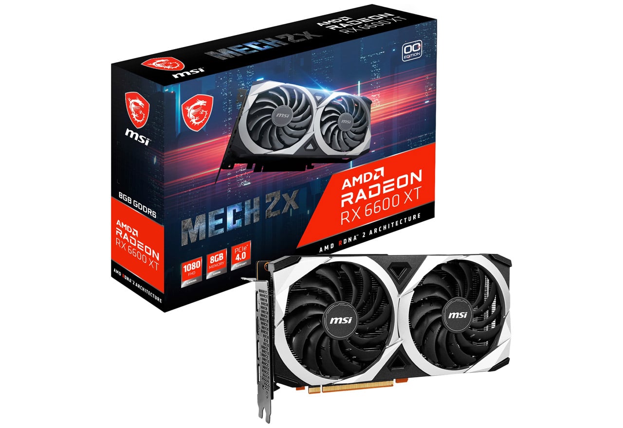 大得価お得】 MSI グラフィックボード Radeon RX 6600 XT MECH 2X 8G