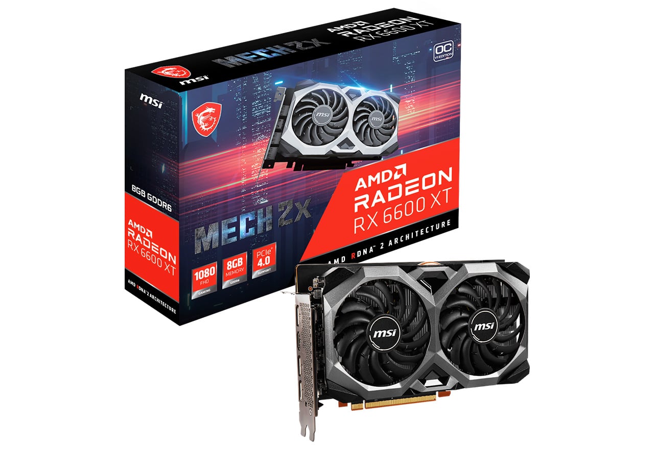 MSI Radeon RX 6600 MECH 2X 8G グラフィックスボード