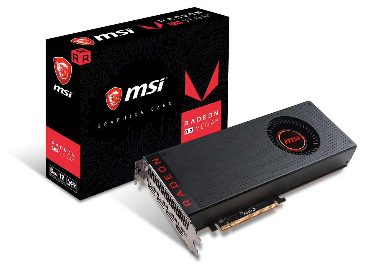 Radeon RX Vega 56 8G | MSI グラフィックボード RADEON RX VEGA 56 ...