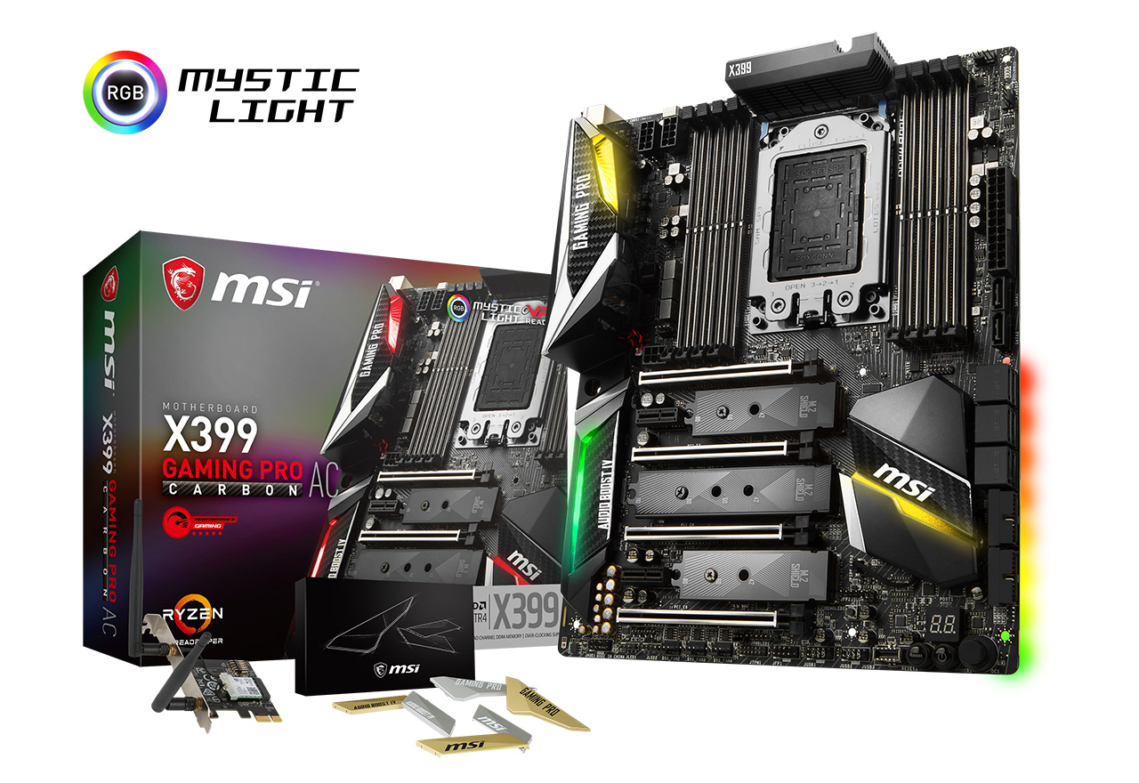 X399 GAMING PRO CARBON AC | MSI マザーボード AMD X399チップセット ...