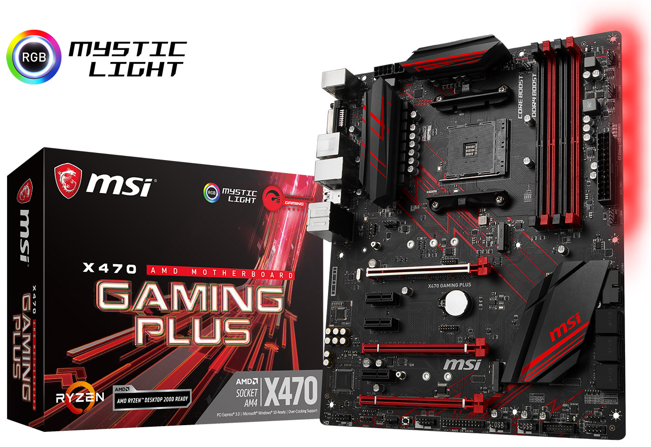 X470 GAMING PLUS | MSI マザーボード AMD X470チップセット | 株式 