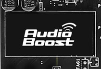 クリアなゲームサウンドを実現する「Audio Boost」回路を搭載