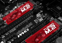 Turbo M.2スロット、SATA Expressをそれぞれ2基装備