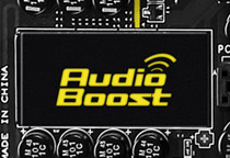 クリアなゲームサウンドを実現する「Audio Boost」回路を搭載