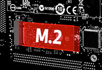 次世代のM.2スロットを装備