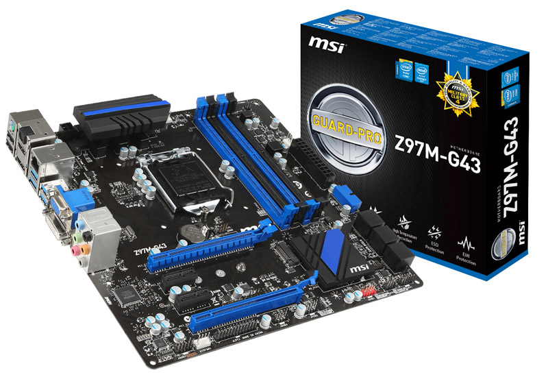 Z97M-G43 | MSI マザーボード Intel Z97チップセット | 株式会社アスク
