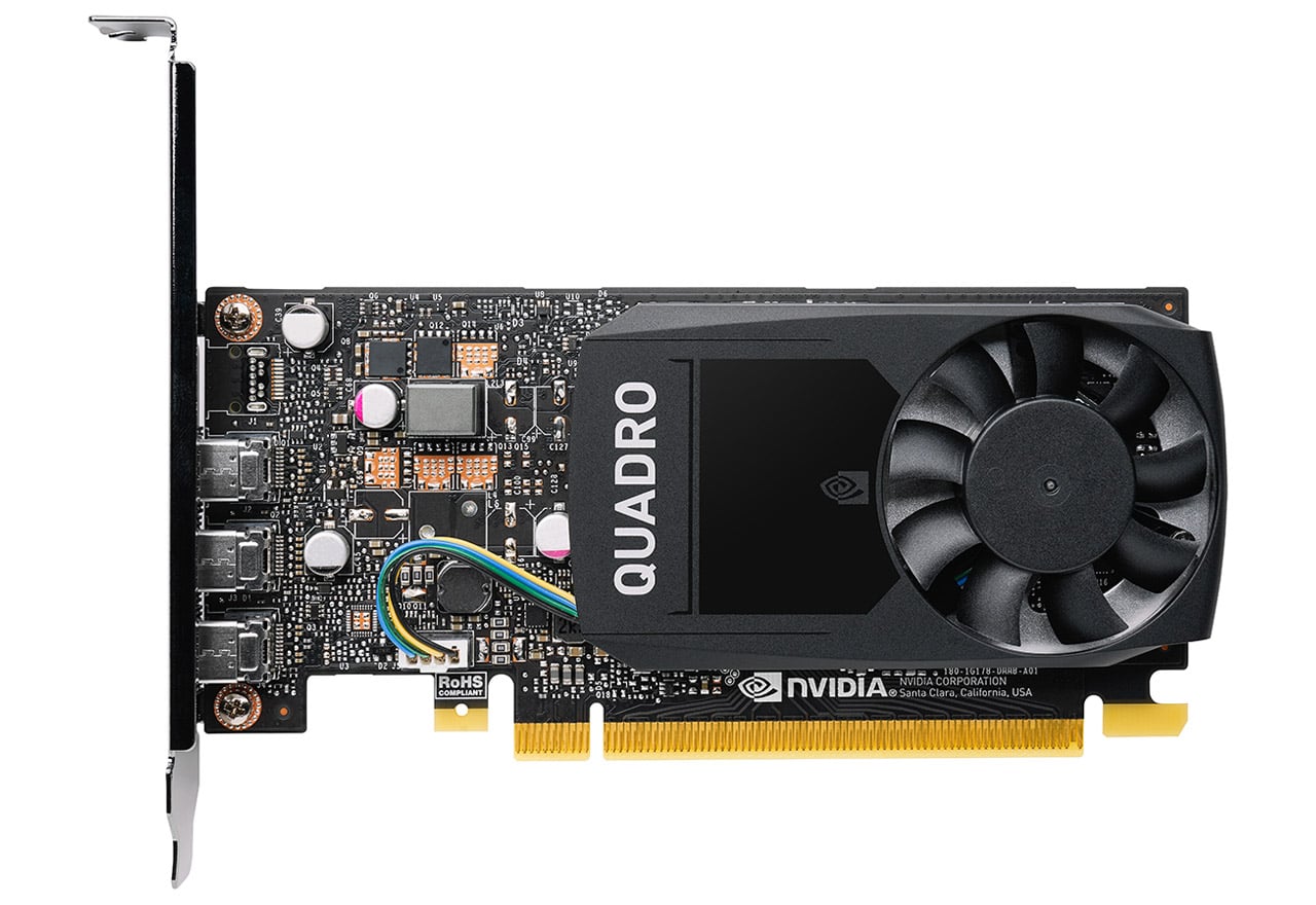 NVIDIA Quadro P400 V2/30W/4Kx3画面対応