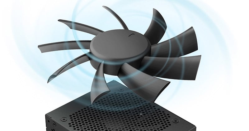 低負荷時に静音動作するZero RPMファンモード