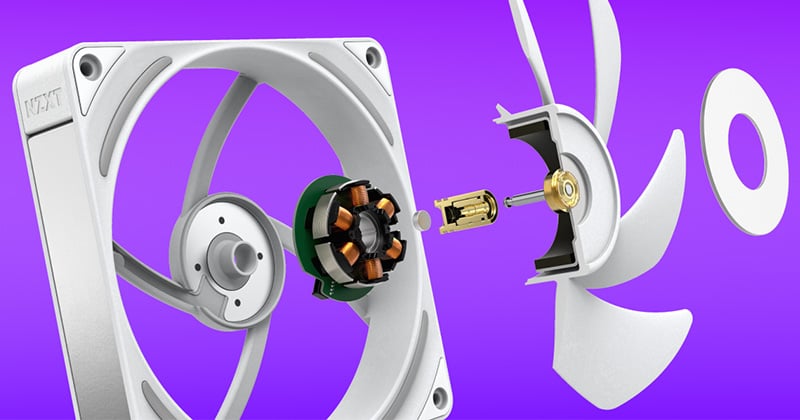 金属製コアとハイブリッドベアリングを採用