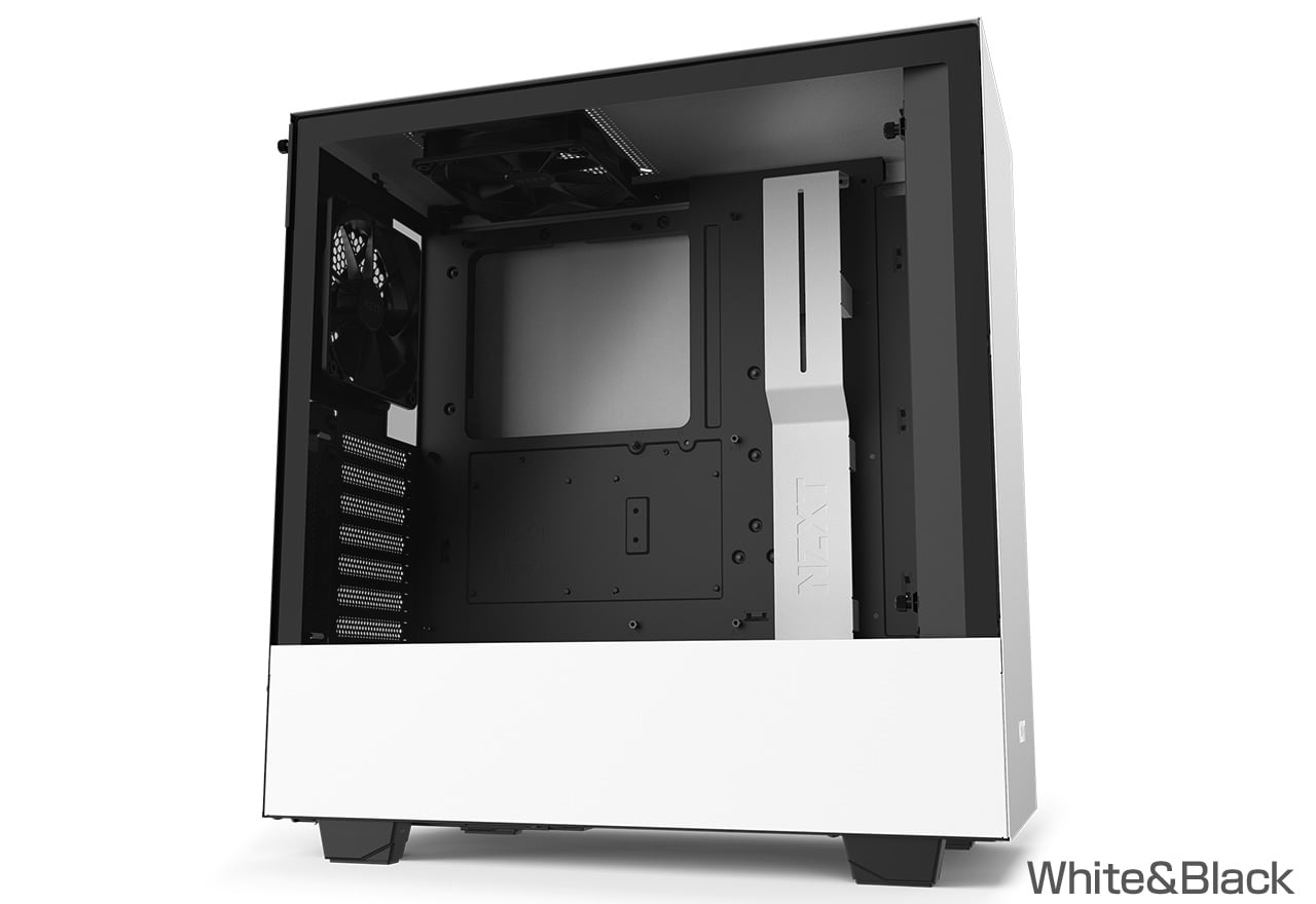 NZXT H510 White \u0026 Black ミドルタワーPCケース