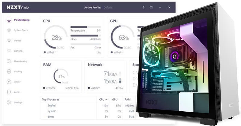 CAMソフトウェアでPCをコントロール