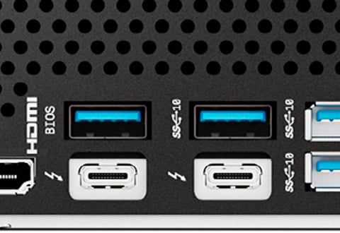 Thunderbolt 4ポートを搭載
