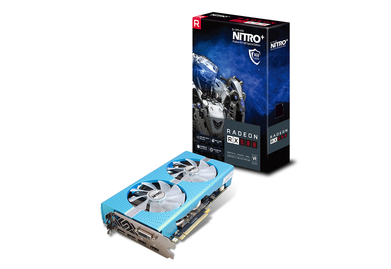 【箱なし・美品/送料無料】Sapphire RX580 8G GPU