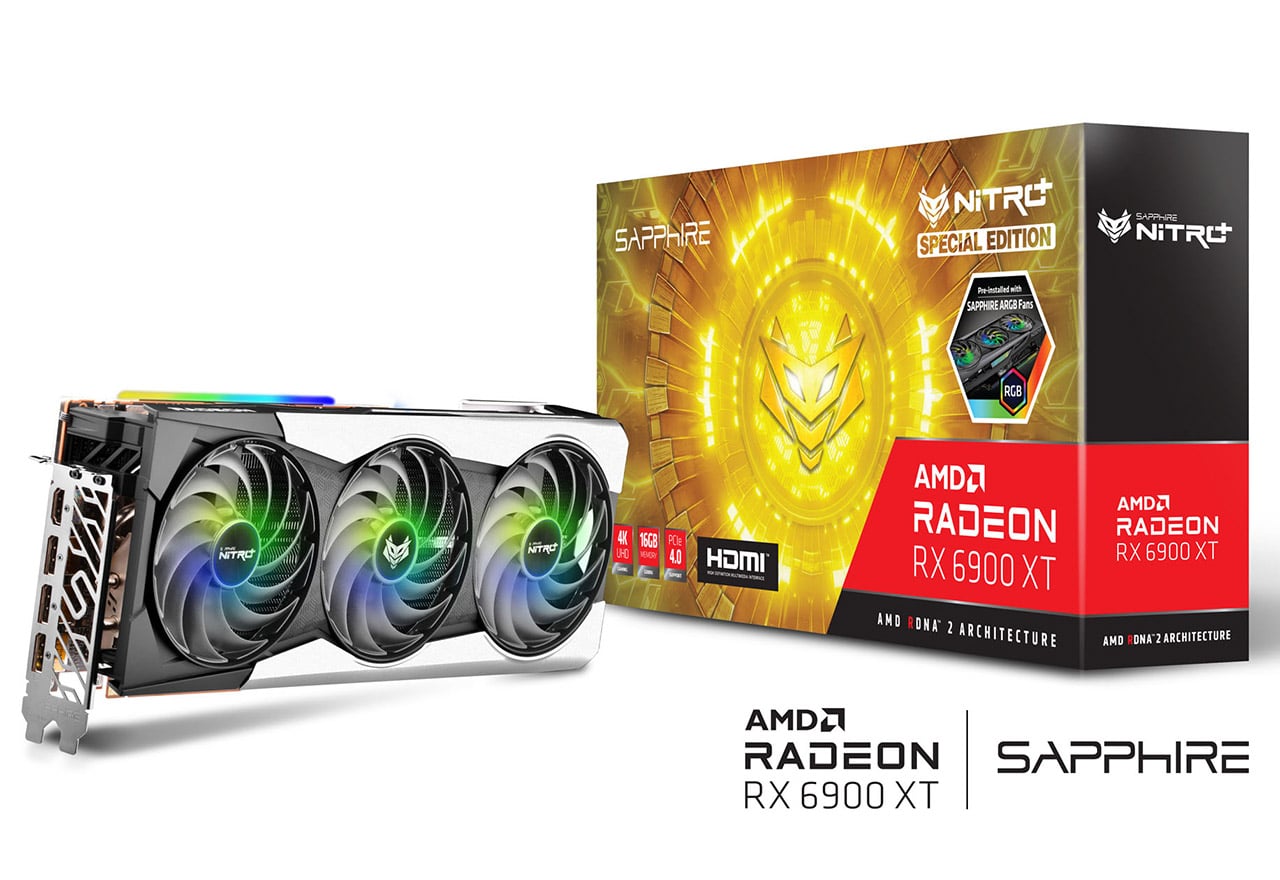 SAPPHIRE NITRO+ Radeon RX 6900 XT OC 16G GDDR6 Special Edition ...