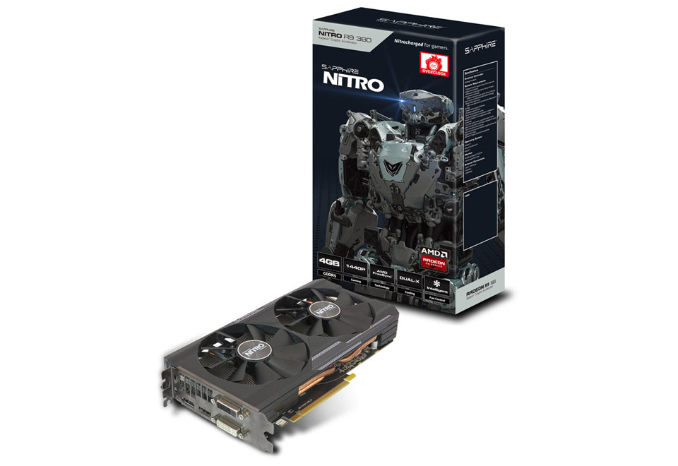 Sapphire NITRO Radeon R9 380 4G GDDR5 | SAPPHIRE グラフィック ...