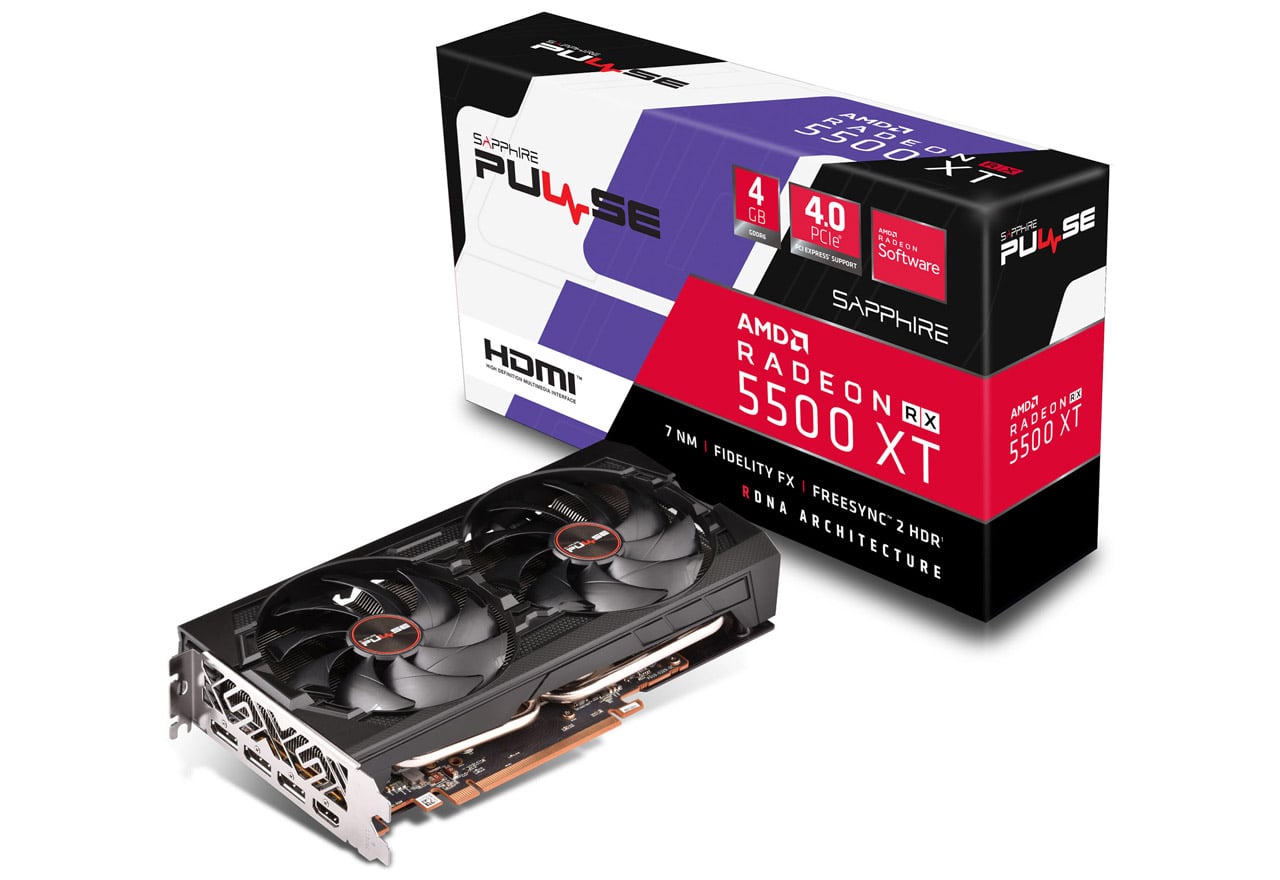 SAPPHIRE PULSE RADEON RX 5500 XT 4G GDDR6 | SAPPHIRE グラフィックボード RADEON