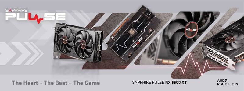 SAPPHIRE PULSE RADEON RX 5500 XT 4G GDDR6 | SAPPHIRE グラフィックボード RADEON