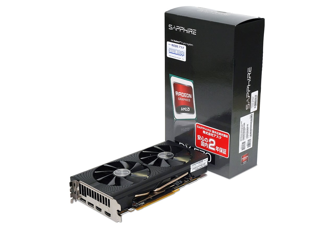 SAPPHIRE PULSE RADEON RX 570 8G GDDR5 | SAPPHIRE グラフィック ...