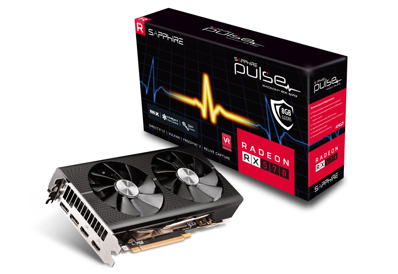 SAPPHIRE PULSE RADEON RX570 8G GDDR5RX570