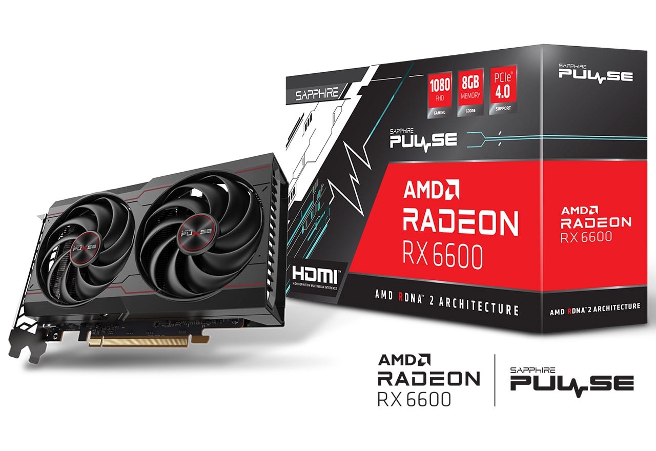 SAPPHIRE PULSE Radeon RX 6600 8G GDDR6 | SAPPHIRE グラフィック