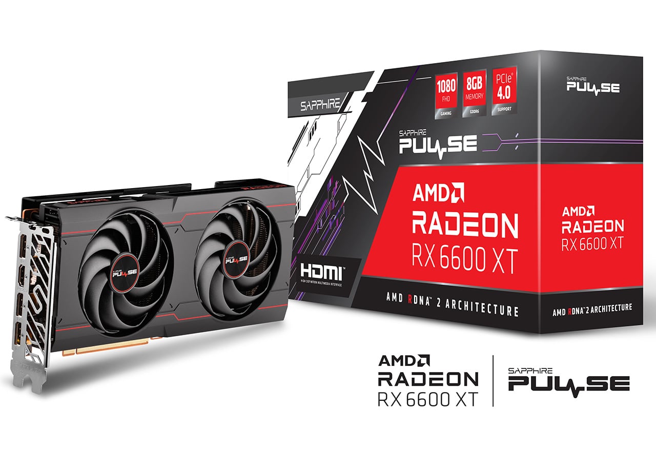 Sapphire PULSE Radeon RX 6600 XT GAMING OC 8G グラフィックスボード