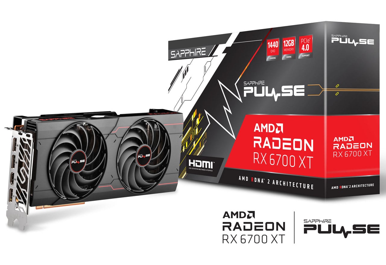 SAPPHIRE PULSE RADEON RX 6700 XT 12G