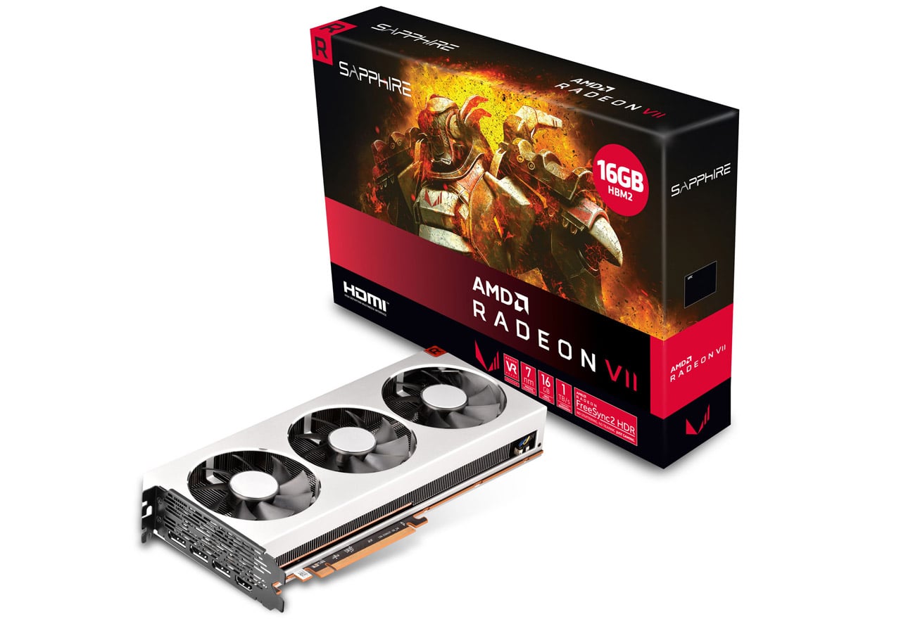 週末限定:SAPPHIRE RADEON VII 16GB HBM2 箱付