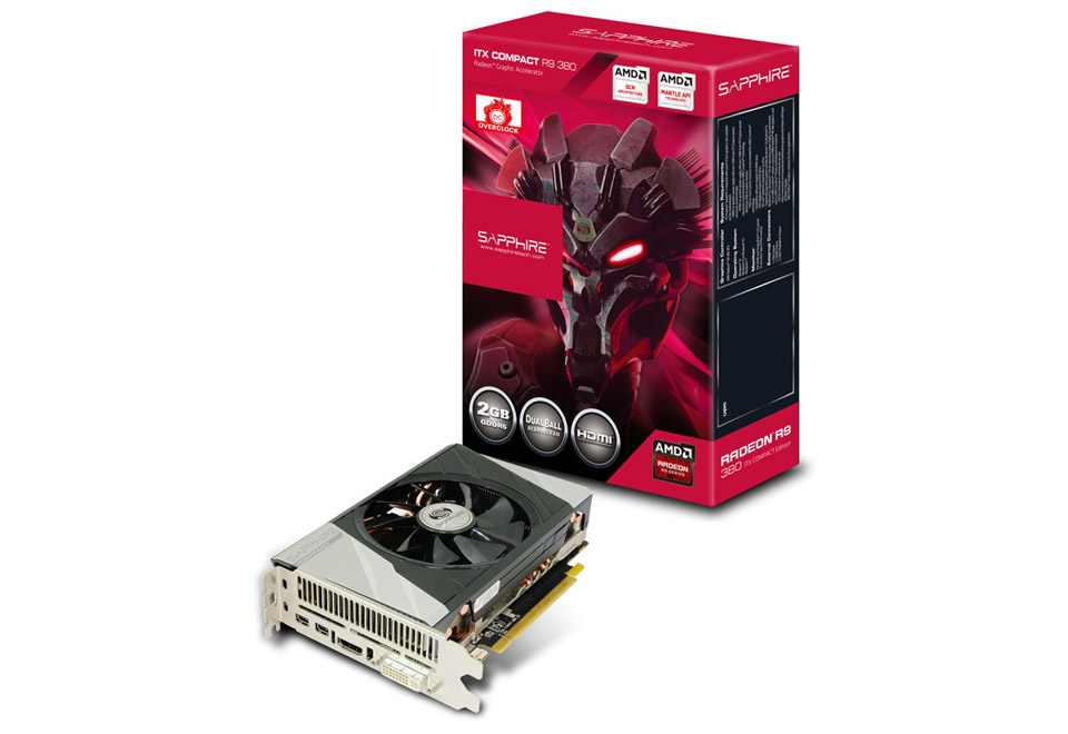 Sapphire Radeon R9 380 2G GDDR5 ITX Compact | SAPPHIRE ...