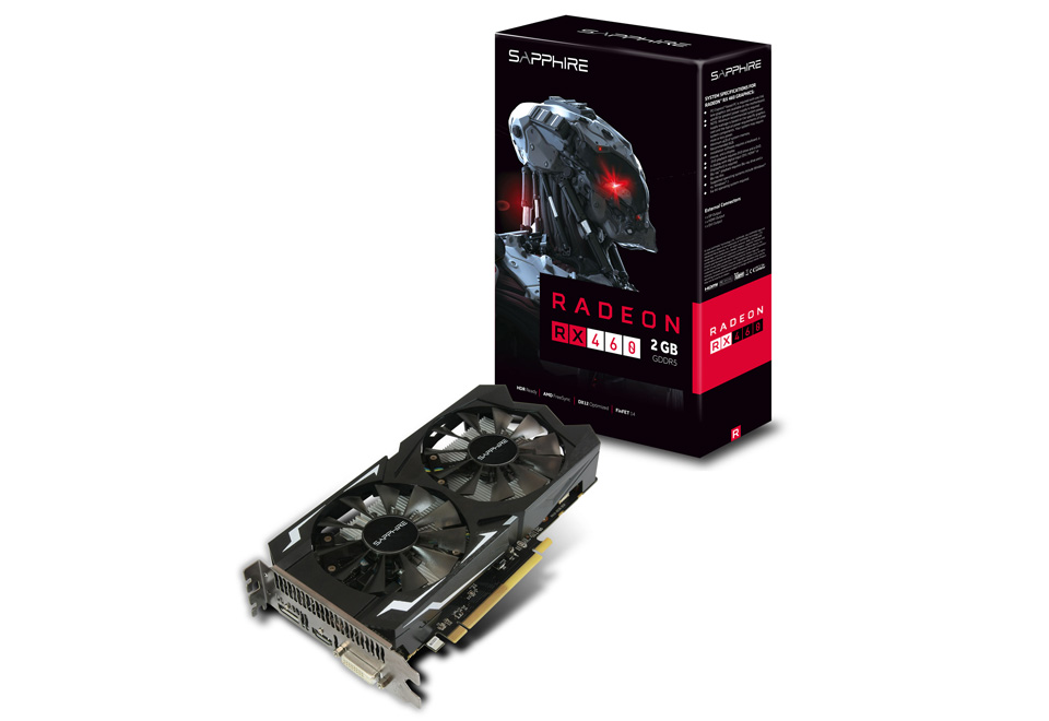 Radeon RX 460 2GD5　SAPPHIRE　グラフィックスボード