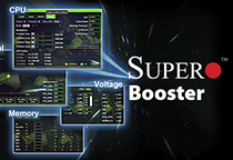 オーバークロック設定が行える「SuperO Booster」