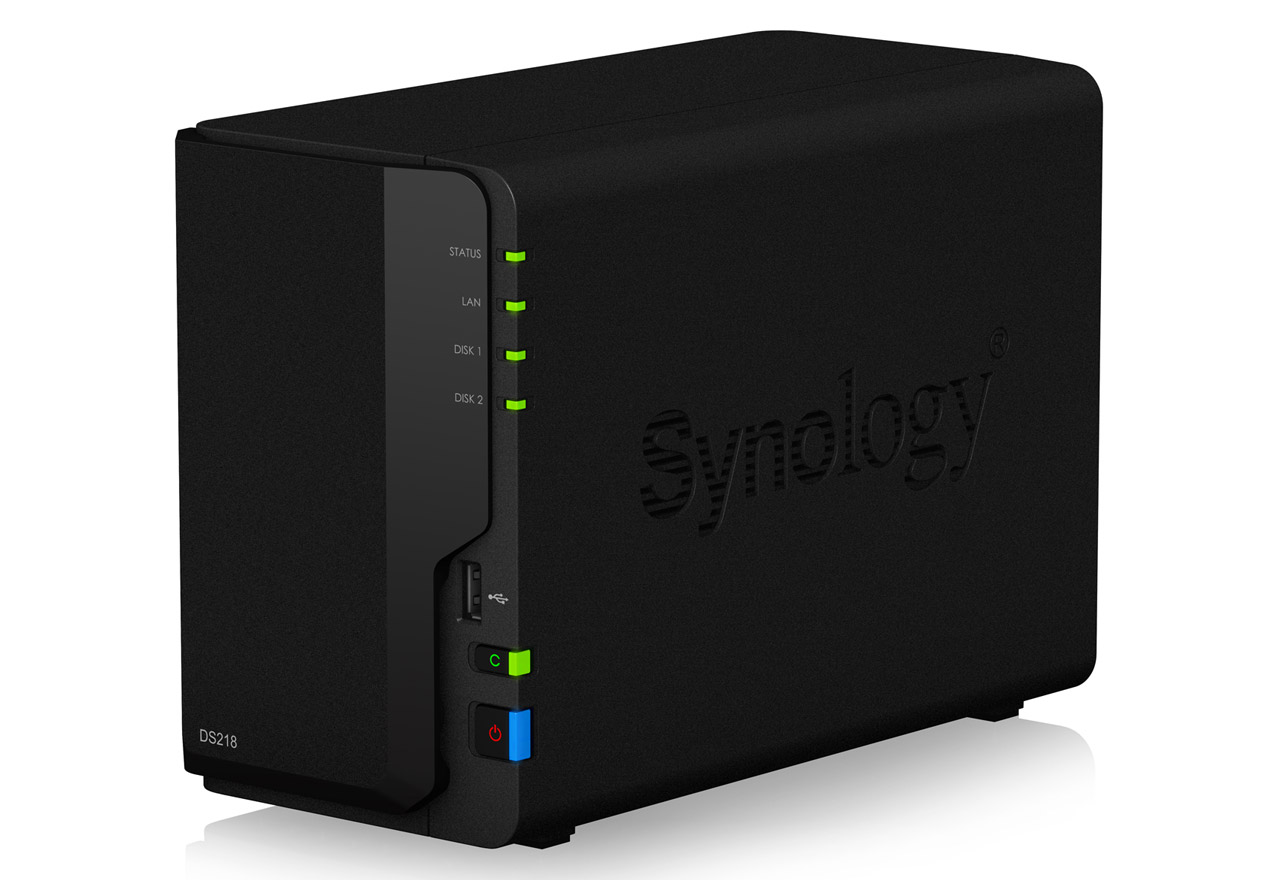 【美品】Synology DS218+(本体メモリ2GB+増設4GB:計6GB)