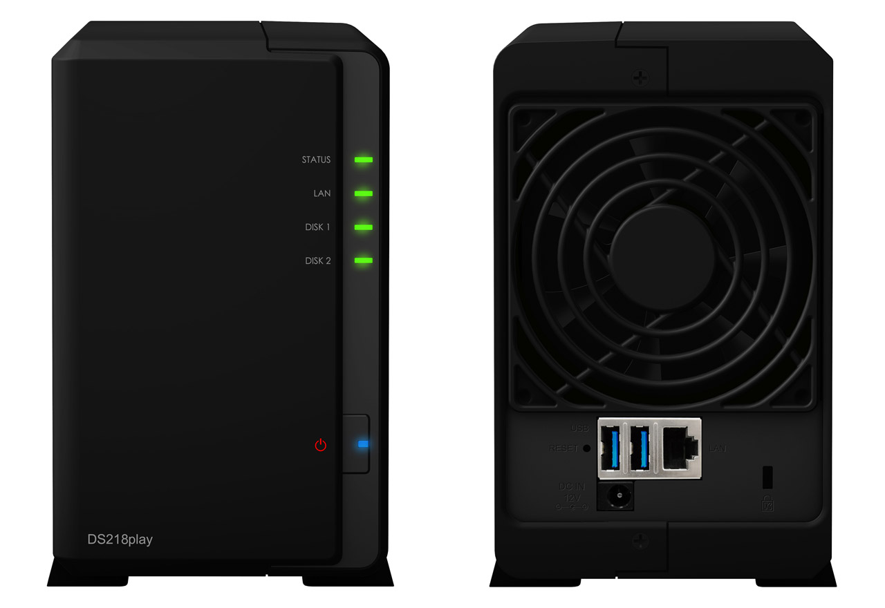 USB20-Synology  DS218play 2ベイ NAS ネットワークHDD