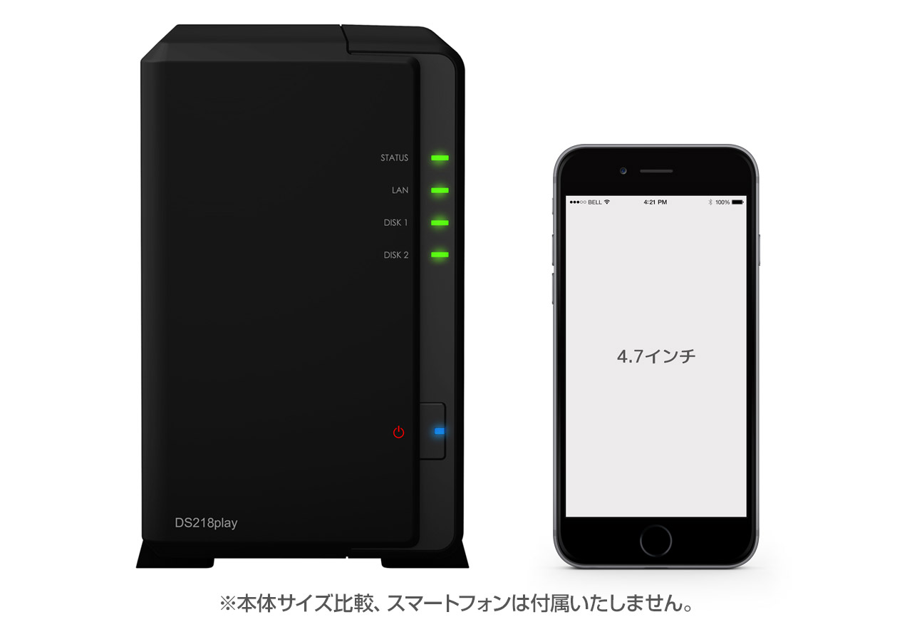 PC/タブレットSynology NAS DS218play