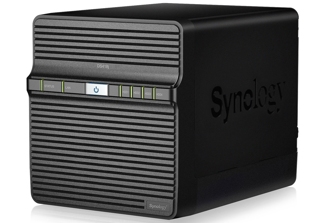 Synology Diskstation DS418j　4ベイNASキット