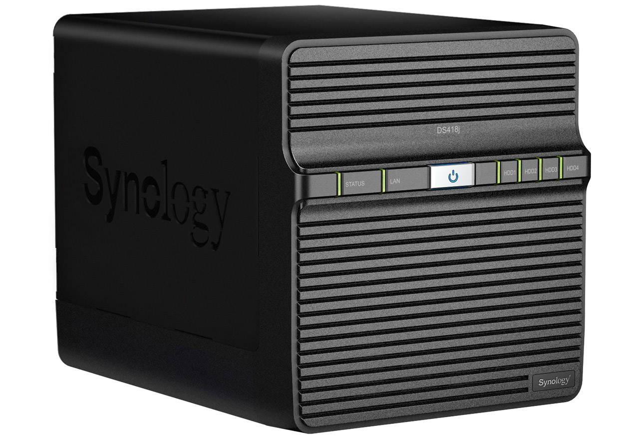 DiskStation DS418j | Synology 4ベイオールインワンNASキット ...