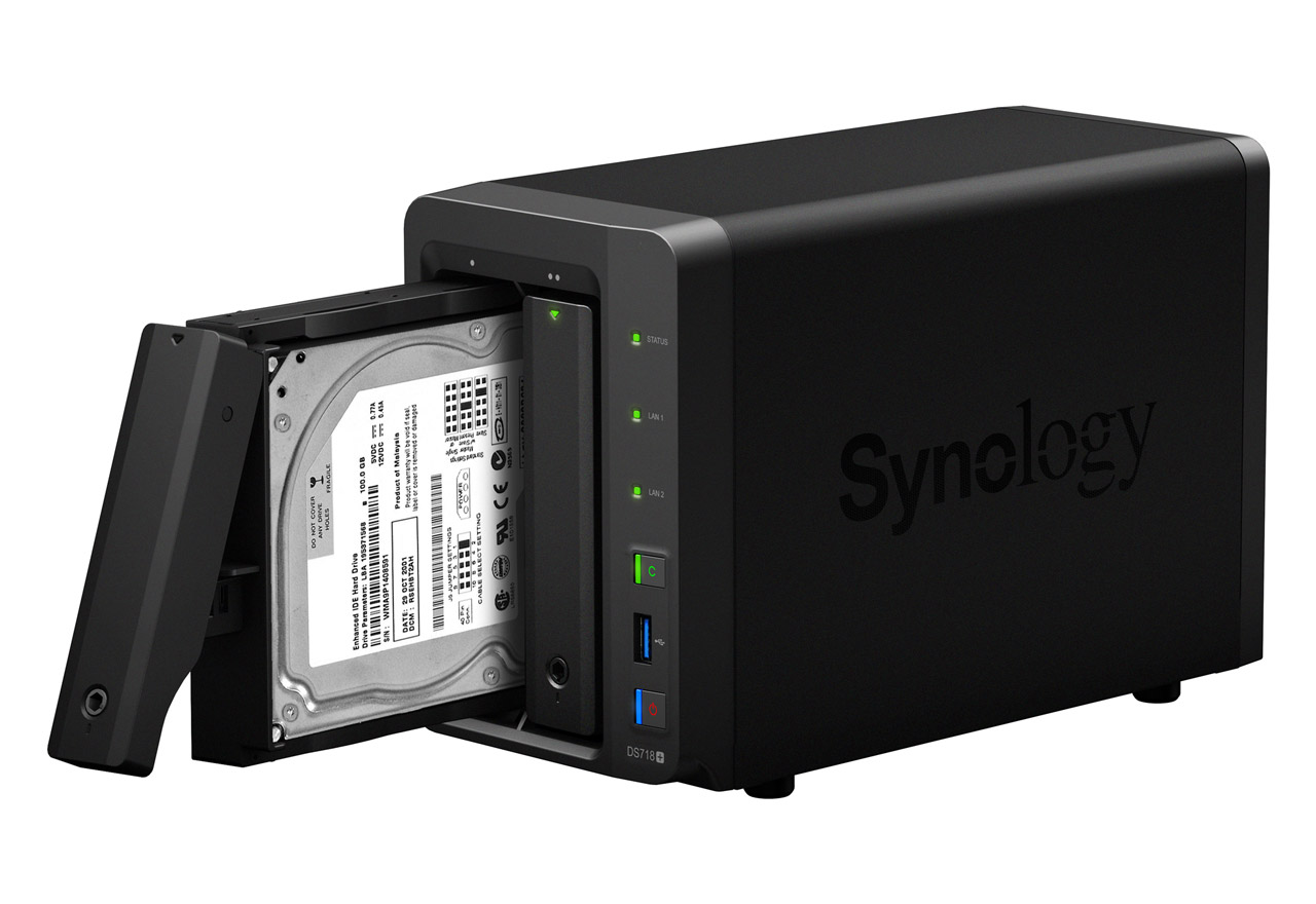 Synology DS718+ RAM6GB HDD4TB*2台