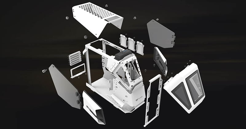 パーツを組み込みやすい「Dismantlable Modular Design」