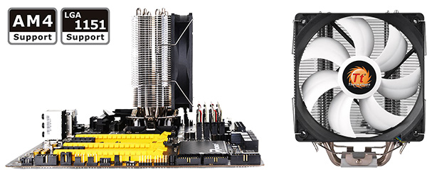 Computers Accessories Computer Components Thermaltake Contac Silent 12 150w Intel Amd With Am4 Support 1mm Pwm Cpu Cooler Cl P039 Al12bl A Cpu Cooling Fans Rahetamaddon Ir