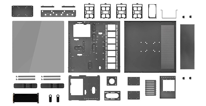 ケース本体をDIY可能な「Dismantlable Modular Design」