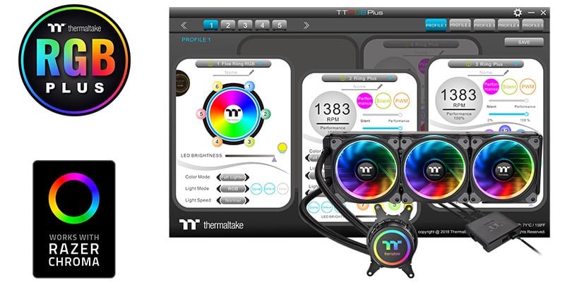 管理ソフトウェア「TT RGB PLUS」に対応