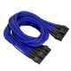 20+4Pin ATX Sleeved Cable Blue