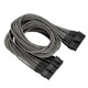 20+4Pin ATX Sleeved Cable Gray