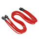 4+4Pin ATX Sleeved Cable Red