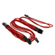 6+2Pin PCI-E Sleeved Cable Red