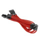 SATA Sleeved Cable Red