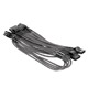 4Pin Peripheral Sleeved Cable Gray
