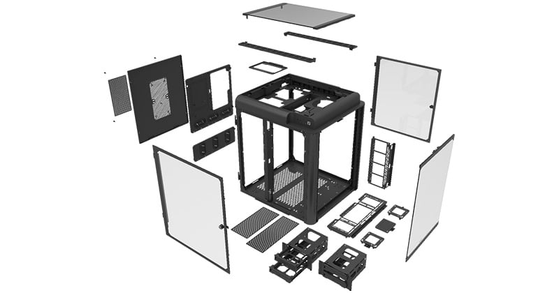 ケースをカスタマイズ可能な「Dismantlable Modular Design」